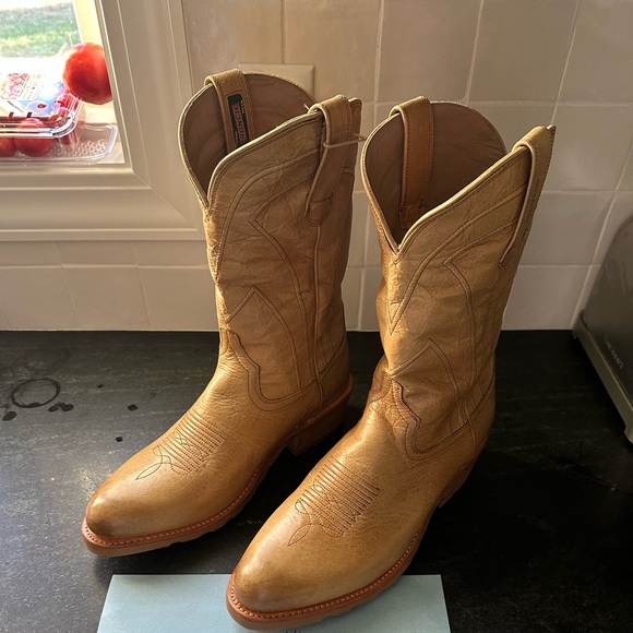 Men’s 13D Tecovas Bandera work boots in Wheat leather - Picture 1 of 4